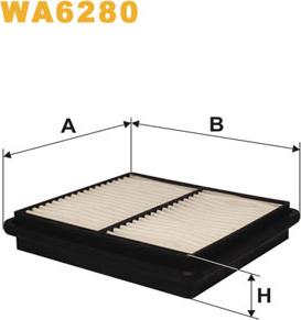 WIX Filters WA6280 - Filtro aria www.autoricambit.com