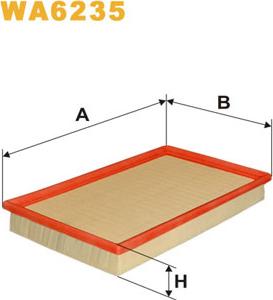 WIX Filters WA6235 - Filtro aria www.autoricambit.com