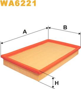 WIX Filters WA6221 - Filtro aria www.autoricambit.com