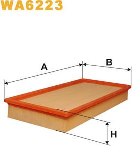 WIX Filters WA6223 - Filtro aria www.autoricambit.com