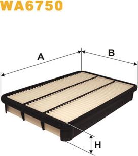 WIX Filters WA6750 - Filtro aria www.autoricambit.com