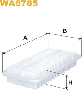 WIX Filters WA6785 - Filtro aria www.autoricambit.com