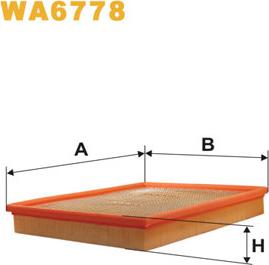 WIX Filters WA6778 - Filtro aria www.autoricambit.com