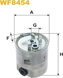 WIX Filters WF8454 - Filtro carburante www.autoricambit.com