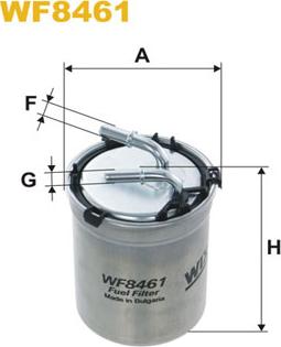 WIX Filters WF8461 - Filtro carburante www.autoricambit.com