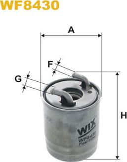 WIX Filters WF8430 - Filtro carburante www.autoricambit.com