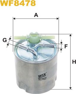 WIX Filters WF8478 - Filtro carburante www.autoricambit.com