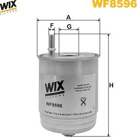 WIX Filters WF8596 - Filtro carburante www.autoricambit.com
