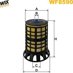 WIX Filters WF8590 - Filtro carburante www.autoricambit.com