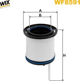 WIX Filters WF8591 - Filtro carburante www.autoricambit.com