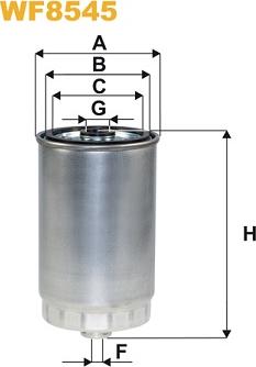 WIX Filters WF8545 - Filtro carburante www.autoricambit.com