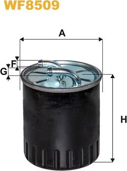 WIX Filters WF8509 - Filtro carburante www.autoricambit.com