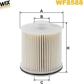 WIX Filters WF8588 - Filtro carburante www.autoricambit.com