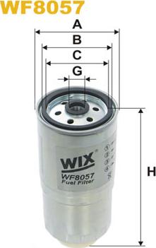 WIX Filters WF8057 - Filtro carburante www.autoricambit.com
