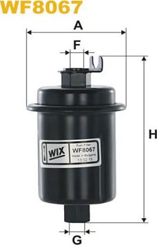 WIX Filters WF8067 - Filtro carburante www.autoricambit.com