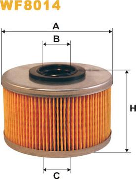 WIX Filters WF8014 - Filtro carburante www.autoricambit.com