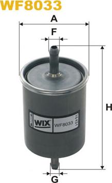 WIX Filters WF8033 - Filtro carburante www.autoricambit.com