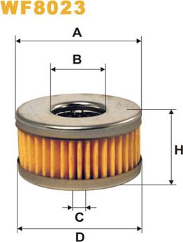 WIX Filters WF8023 - Filtro carburante www.autoricambit.com