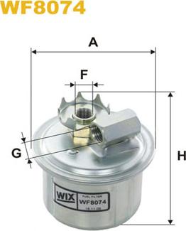 WIX Filters WF8074 - Filtro carburante www.autoricambit.com