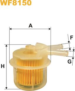 WIX Filters WF8150 - Filtro carburante www.autoricambit.com