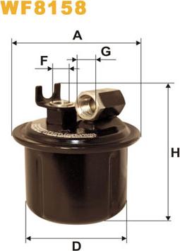 WIX Filters WF8158 - Filtro carburante www.autoricambit.com