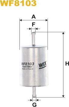 WIX Filters WF8103 - Filtro carburante www.autoricambit.com