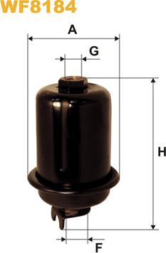 WIX Filters WF8184 - Filtro carburante www.autoricambit.com