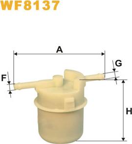 WIX Filters WF8137 - Filtro carburante www.autoricambit.com