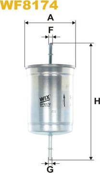 WIX Filters WF8174 - Filtro carburante www.autoricambit.com