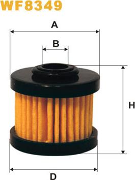 WIX Filters WF8349 - Filtro carburante www.autoricambit.com