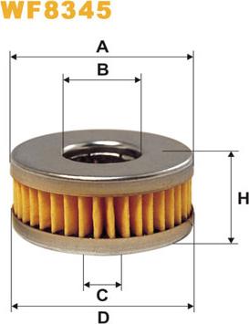 WIX Filters WF8345 - Filtro carburante www.autoricambit.com