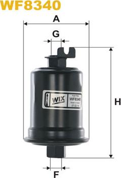 WIX Filters WF8340 - Filtro carburante www.autoricambit.com