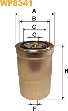 WIX Filters WF8341 - Filtro carburante www.autoricambit.com