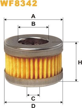 WIX Filters WF8342 - Filtro carburante www.autoricambit.com