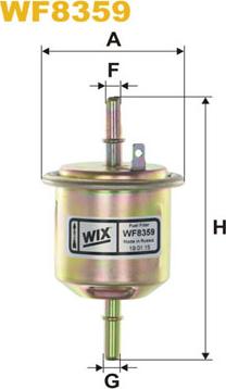 WIX Filters WF8359 - Filtro carburante www.autoricambit.com