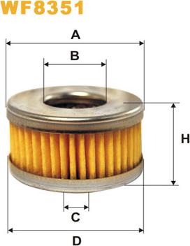 WIX Filters WF8351 - Filtro carburante www.autoricambit.com