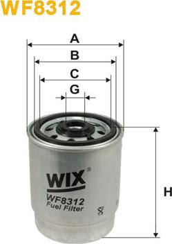 WIX Filters WF8312 - Filtro carburante www.autoricambit.com