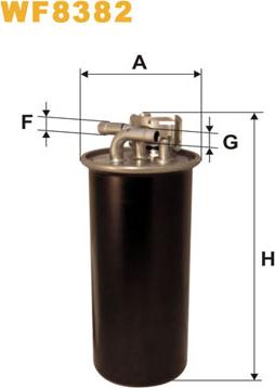 WIX Filters WF8382 - Filtro carburante www.autoricambit.com