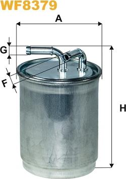 WIX Filters WF8379 - Filtro carburante www.autoricambit.com