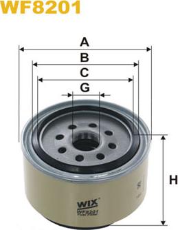 WIX Filters WF8201 - Filtro carburante www.autoricambit.com