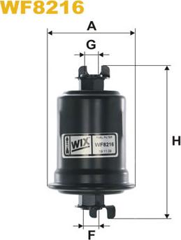 WIX Filters WF8216 - Filtro carburante www.autoricambit.com