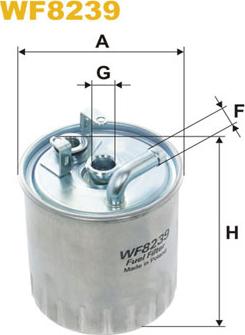 WIX Filters WF8239 - Filtro carburante www.autoricambit.com