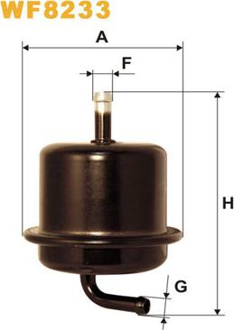 WIX Filters WF8233 - Filtro carburante www.autoricambit.com