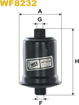 WIX Filters WF8232 - Filtro carburante www.autoricambit.com