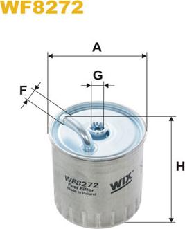 WIX Filters WF8272 - Filtro carburante www.autoricambit.com