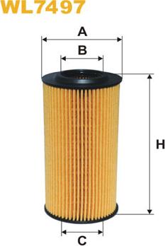 WIX Filters WL7497 - Filtro olio www.autoricambit.com