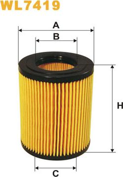 WIX Filters WL7419 - Filtro olio www.autoricambit.com