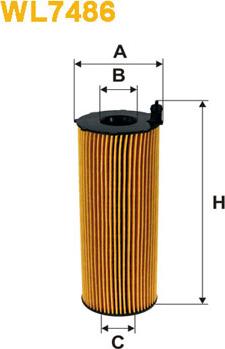 WIX Filters WL7486 - Filtro olio www.autoricambit.com