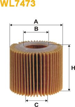 WIX Filters WL7473 - Filtro olio www.autoricambit.com