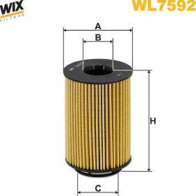 WIX Filters WL7592 - Filtro olio www.autoricambit.com